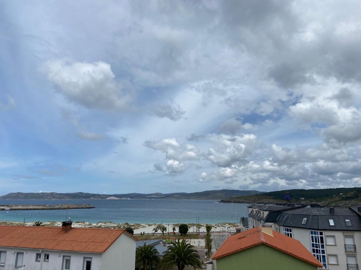 Apartamento En Primera Linea De Playa En Laxe Bagian luar foto